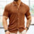 Short-sleeved Polo Shirt Summer Button Lapel Top Fashion Business Men’s Clothing
