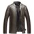 Men’s Thin Zipper Pu Leather Jacket